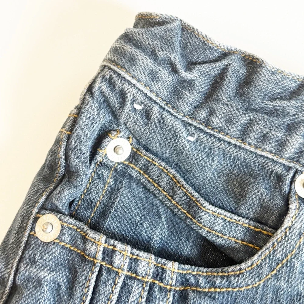 Gymboree Girls Y2K Vintage Denim Ruffle Kitten Coquette Jean Skort Size 4